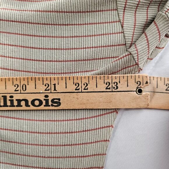 NEW W/O TAGS EE:SOME V NECK BUTTON DOWN PUFFED SLEEVES LONGSLEEVES TOP SZ S - Picture 15 of 16